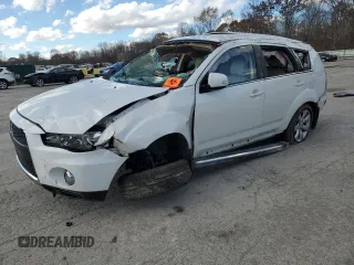 2013 Mitsubishi Outlander GT with VIN JA4JT5AX6DU015356, listed as a Copart auction lot 43944485 with 188,681 mi miles and Salvage title. Bid and sale history available at DreamBid. Image 1.