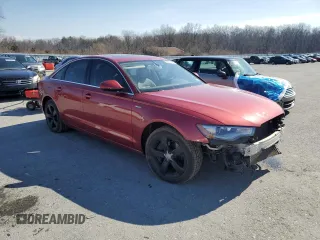 2012 Audi A6 3.0T Premium Plus with VIN WAUGGAFC2CN163853, listed as a Copart auction lot 46657225 with 156,412 mi miles and Salvage Title. Bid and sale history available at carsss.com. Image 4.