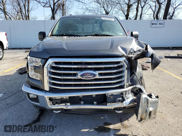 2015 Ford F-150 XLT with VIN 1FTEW1EF6FKD07564, listed as a Copart auction lot 50184605 with 270,166 mi miles and Salvage Title. Bid and sale history available at carsss.com. Image 5.