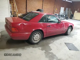 1997 Mercedes-Benz SL-Class with VIN WDBFA63F9VF143994, listed as a Copart auction lot 81814144 with 0 mi miles and Salvage Title. Bid and sale history available at carsss.com. Image 3.