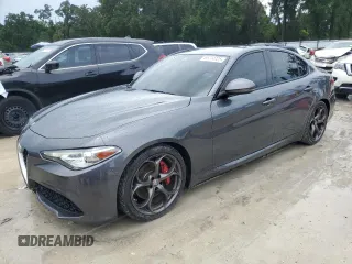 2017 Alfa Romeo Giulia Ti with VIN ZARFAECN9H7530827, listed as a Copart auction lot 65714725 with 115,509 mi miles and Clean title. Bid and sale history available at DreamBid. Image 1.