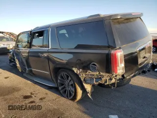 2020 GMC Yukon XL Denali with VIN 1GKS2HKJ8LR203469, listed as a Copart auction lot 89285255 with 0 mi miles and Salvage Title. Bid and sale history available at carsss.com. Image 2.