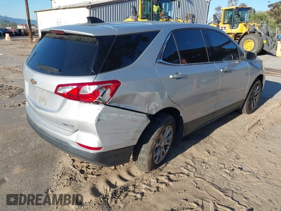 2020 Chevrolet Equinox LT with VIN 2GNAXUEV7L6111580, listed as a IAAI auction lot 41830060 with 96,968 mi miles and . Bid and sale history available at DreamBid. Image 4.