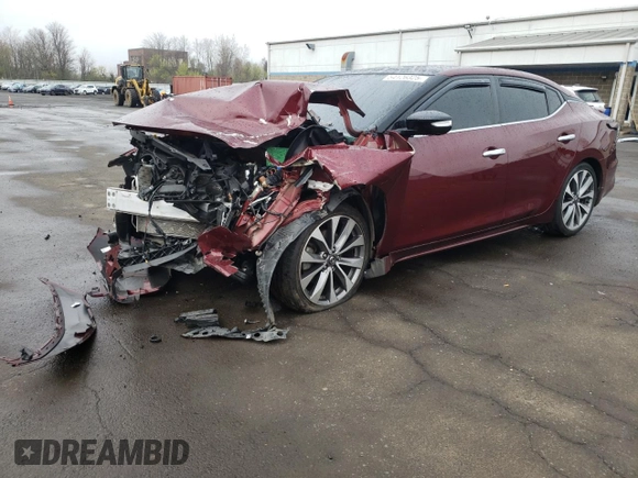 2020 Nissan Maxima Platinum with VIN 1N4AA6FV7LC368384, listed as a Copart auction lot 54126325 with Not Provided miles and Salvage Title. Bid and sale history available at DreamBid. Image 1.