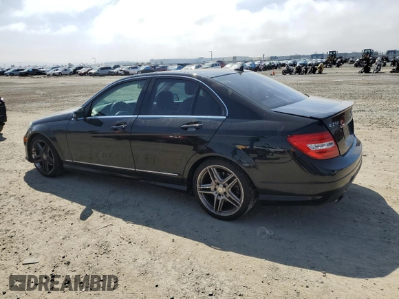 2013 Mercedes-Benz C-Class C 250 Sport with VIN WDDGF4HB8DA873463, listed as a Copart auction lot 49186265 with 122,990 mi miles and Salvage Title. Bid and sale history available at carsss.com. Image 2.