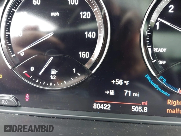 2018 BMW X1 xDrive28i with VIN WBXHT3C36J5L32162, listed as a IAAI auction lot 41802315 with 80,422 mi miles. Bid and sale history available at carsss.com. Image 15.