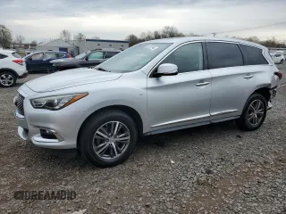 2018 Infiniti QX60 with VIN 5N1DL0MM7JC507219, listed as a Copart auction lot 52627945 with 154,628 mi miles and Salvage Title. Bid and sale history available at DreamBid. Image 1.