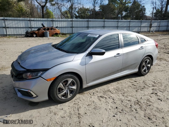 2019 Honda Civic Sedan LX with VIN 2HGFC2F60KH588085, listed as a Copart auction lot 50808265 with 96,851 mi miles and Salvage Title. Bid and sale history available at carsss.com. Image 1.
