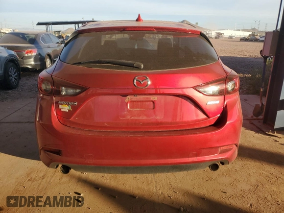 2017 Mazda 3 Grand Touring with VIN JM1BN1M38H1133437, listed as a Copart auction lot 80991974 with 73,810 mi miles and Salvage Title. Bid and sale history available at DreamBid. Image 6.