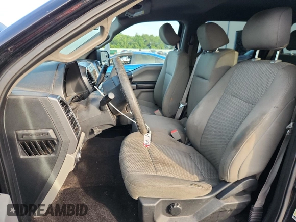 2019 Ford F-150 XL with VIN 1FTEW1CB6KFB18660, listed as a Copart auction lot 61156835 with 90,084 mi miles and Salvage title. Bid and sale history available at DreamBid. Image 7.