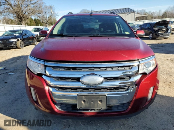 2014 Ford Edge SEL with VIN 2FMDK3J96EBA03013, listed as a Copart auction lot 46325025 with 130,534 mi miles and Salvage Title. Bid and sale history available at carsss.com. Image 5.
