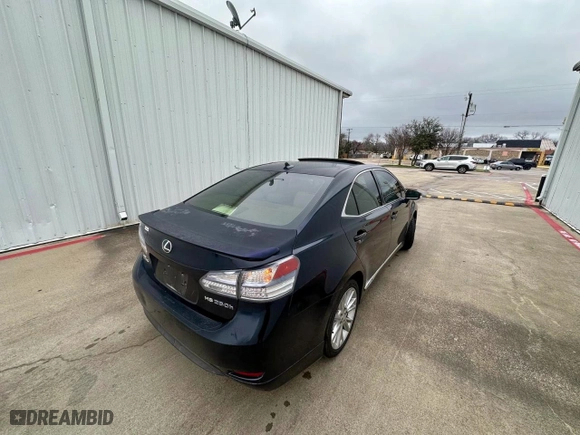 2010 Lexus HS 250h with VIN JTHBB1BAXA2008917, listed as a Copart auction lot 53211715 with 211,363 mi miles and Salvage Title. Bid and sale history available at carsss.com. Image 4.
