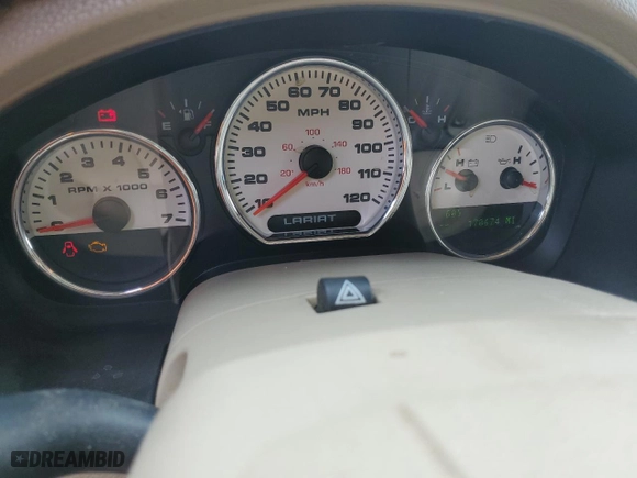 2004 Ford F-150 XLT with VIN 1FTPW12594KB32034, listed as a Copart auction lot 45870035 with 170,674 mi miles and Salvage Title. Bid and sale history available at carsss.com. Image 9.