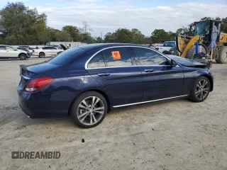 2016 Mercedes-Benz C 300 with VIN WDDWF4JB7GR145676, listed as a Copart auction lot 56543495 with 43,350 mi miles and Salvage title. Bid and sale history available at DreamBid. Image 3.