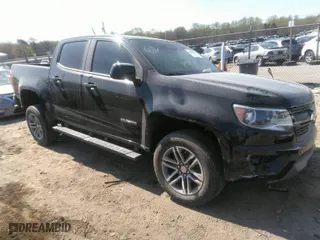 2020 Chevrolet Colorado 2WD Work Truck with VIN 1GCGSBEN7L1243070, listed as a IAAI auction lot 41890656 with 40,711 mi miles. Bid and sale history available at carsss.com. Image 1.