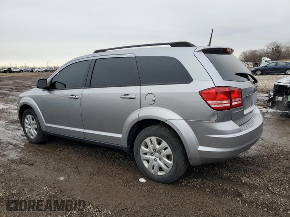 2018 Dodge Journey SE with VIN 3C4PDCAB0JT496779, listed as a Copart auction lot 46481655 with 58,045 mi miles and Salvage Title. Bid and sale history available at carsss.com. Image 2.