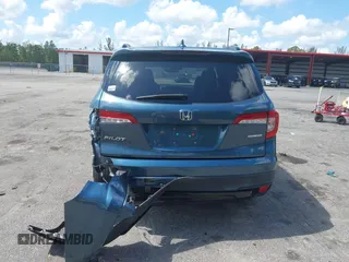 2021 Honda Pilot Special Edition with VIN 5FNYF5H25MB041980, listed as a IAAI auction lot 39597428 with 43,167 mi miles and . Bid and sale history available at carsss.com. Image 16.