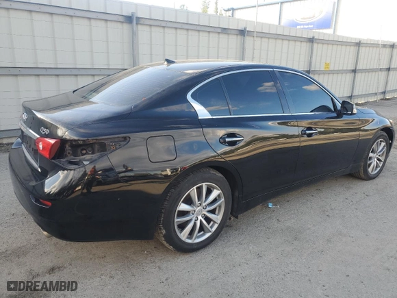 2017 Infiniti Q50 2.0t with VIN JN1CV7AP9HM641030, listed as a Copart auction lot 84625504 with NaN miles and Salvage Title. Bid and sale history available at carsss.com. Image 3.