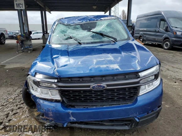 2023 Ford Maverick XL with VIN 3FTTW8E32PRA37588, listed as a Copart auction lot 49145195 with 9,946 mi miles and Salvage Title. Bid and sale history available at DreamBid. Image 5.