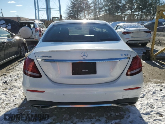 2018 Mercedes-Benz E-Class AMG E 43 with VIN WDDZF6EB8JA479188, listed as a Copart auction lot 86960244 with 61,271 mi miles and Salvage Title. Bid and sale history available at carsss.com. Image 6.