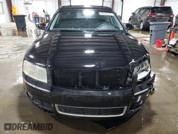 2004 Audi A8 with VIN WAUML44E04N024293, listed as a Copart auction lot 60246125 with 161,278 mi miles and Salvage title. Bid and sale history available at DreamBid. Image 5.