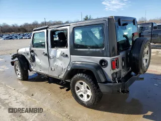 2016 Jeep Wrangler Unlimited Sport RHD with VIN 1C4BJWKG2GL156875, listed as a Copart auction lot 43361725 with 170,900 mi miles and Non repairable. Bid and sale history available at DreamBid. Image 2.