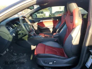 2014 Audi S5 Premium Plus with VIN WAUCGAFR8EA069098, listed as a Copart auction lot 42747945 with 90,719 mi miles and Salvage Title. Bid and sale history available at carsss.com. Image 7.