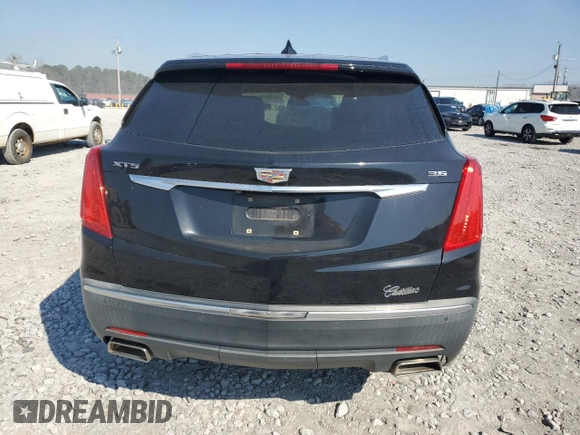 2017 Cadillac XT5 FWD with VIN 1GYKNARS8HZ241195, listed as a Copart auction lot 46613485 with 113,680 mi miles and Salvage Title. Bid and sale history available at DreamBid. Image 6.