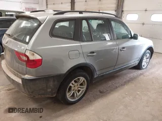 2005 BMW X3 3.0i with VIN WBXPA93435WD07526, listed as a IAAI auction lot 41776613 with 178,269 mi miles. Bid and sale history available at carsss.com. Image 4.