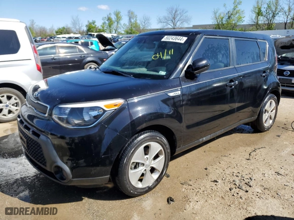2015 Kia Soul with VIN KNDJN2A20F7183319, listed as a Copart auction lot 50243644 with 97,792 mi miles and Salvage Title. Bid and sale history available at carsss.com. Image 1.