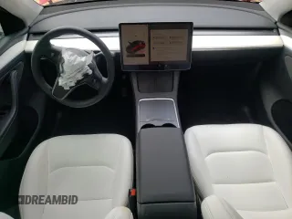 2024 Tesla Model Y Long Range with VIN 7SAYGDEE2RA269884, listed as a Copart auction lot 56937585 with 49,374 mi miles and Salvage title. Bid and sale history available at DreamBid. Image 8.