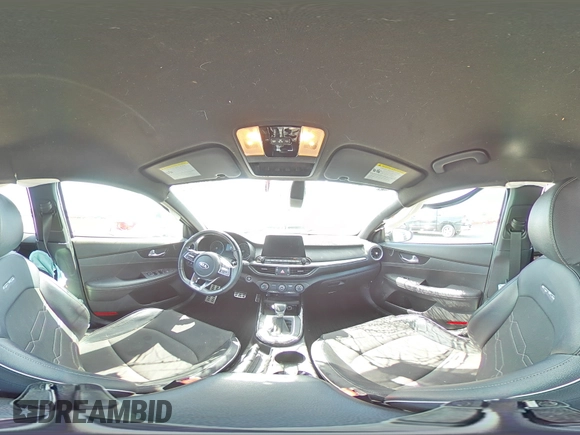 2021 Kia Forte GT-Line with VIN 3KPF34AD1ME330415, listed as a Copart auction lot 57488545 with 46,074 mi miles and Salvage title. Bid and sale history available at DreamBid. Image 14.
