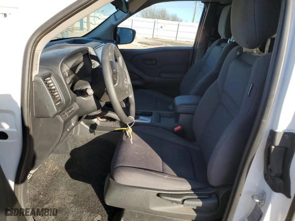 2023 Nissan Frontier S with VIN 1N6ED1CL0PN661401, listed as a Copart auction lot 42604025 with 22,198 mi miles and Salvage Title. Bid and sale history available at carsss.com. Image 7.