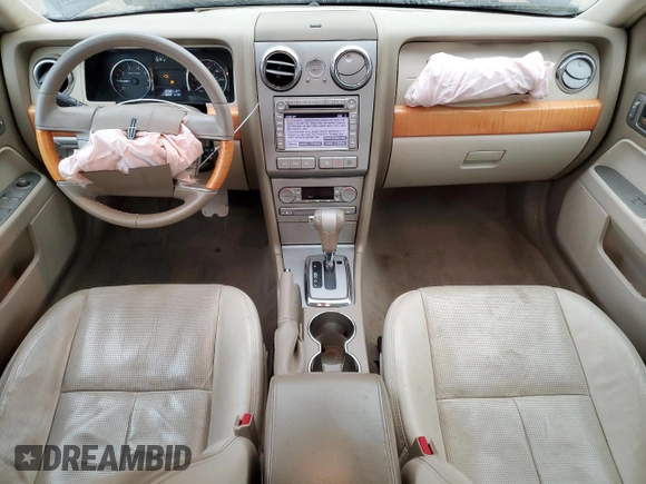 2008 Lincoln MKZ with VIN 3LNHM28T48R620892, listed as a Copart auction lot 49713285 with 144,138 mi miles and Salvage Title. Bid and sale history available at carsss.com. Image 8.