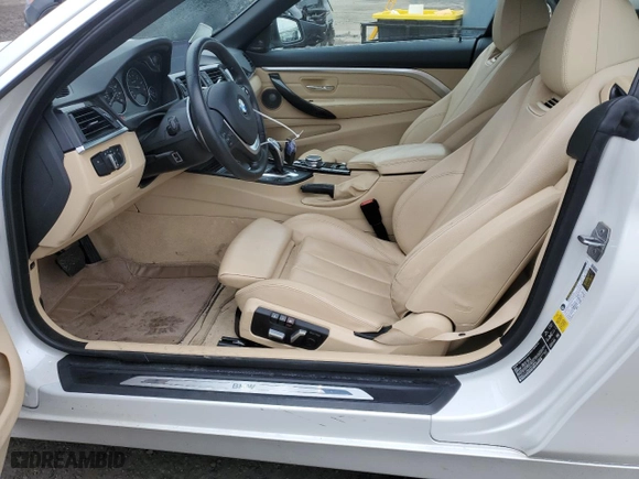 2016 BMW 4 Series 428i xDrive with VIN WBA3T1C58GP823856, listed as a Copart auction lot 88325535 with 45,135 mi miles and Salvage Title. Bid and sale history available at carsss.com. Image 7.