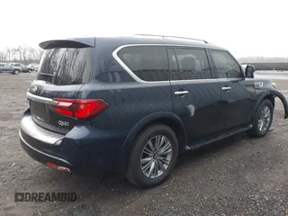 2021 Infiniti QX80 Luxe with VIN JN8AZ2AE1M9272448, listed as a IAAI auction lot 41661947 with 60,183 mi miles and . Bid and sale history available at DreamBid. Image 4.