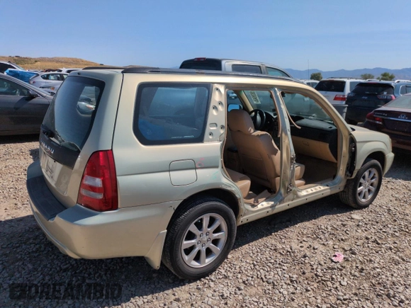 2005 Subaru Forester XS with VIN JF1SG65635H714028, listed as a Copart auction lot 58395405 with 98,134 mi miles and Salvage title. Bid and sale history available at DreamBid. Image 3.