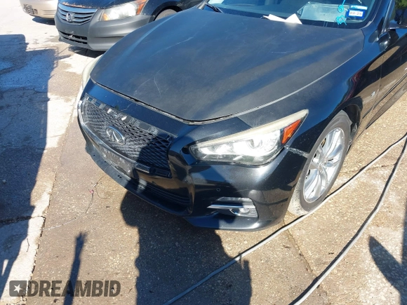 2015 Infiniti Q50 with VIN JN1BV7AP6FM335668, listed as a IAAI auction lot 42201480 with 234,970 mi miles and . Bid and sale history available at DreamBid. Image 6.