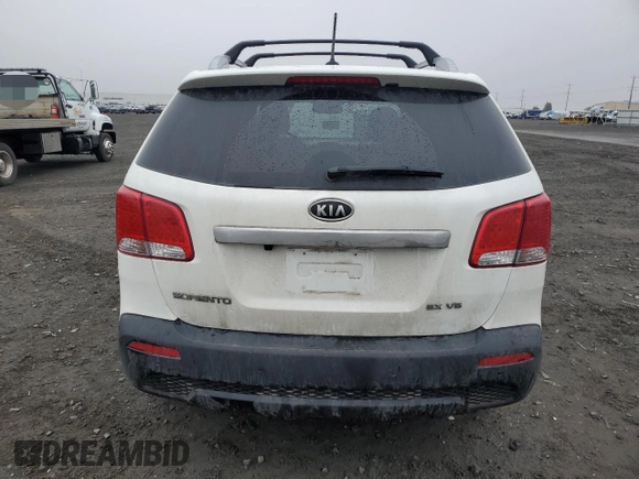 2012 Kia Sorento EX with VIN 5XYKUDA26CG237398, listed as a Copart auction lot 51456975 with 140,152 mi miles and Salvage Title. Bid and sale history available at carsss.com. Image 6.