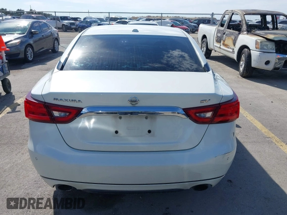 2017 Nissan Maxima SV with VIN 1N4AA6AP7HC456500, listed as a IAAI auction lot 41678956 with 159,995 mi miles and . Bid and sale history available at DreamBid. Image 16.