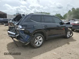 2019 Volkswagen Atlas SE with VIN 1V2DR2CA7KC605849, listed as a Copart auction lot 55557865 with 74,410 mi miles and Salvage title. Bid and sale history available at DreamBid. Image 3.