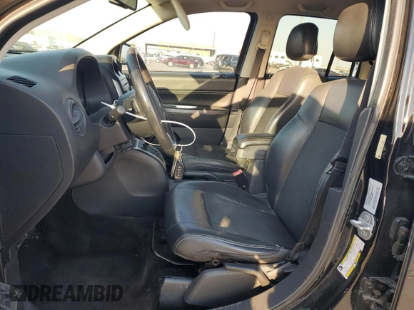 2015 Jeep Compass Latitude with VIN 1C4NJCEBXFD131484, listed as a Copart auction lot 74731464 with 76,048 mi miles and Salvage Title. Bid and sale history available at carsss.com. Image 7.