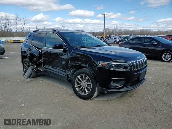 2020 Jeep Cherokee Latitude Plus with VIN 1C4PJMLB5LD545091, listed as a Copart auction lot 48066215 with 36,958 mi miles and Salvage title. Bid and sale history available at DreamBid. Image 14.