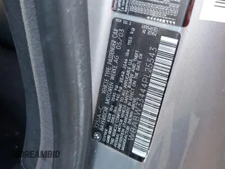 2004 BMW 3 Series 325Ci with VIN WBABW33444PL25543, listed as a Copart auction lot 83811414 with 106,309 mi miles and Salvage Title. Bid and sale history available at carsss.com. Image 13.