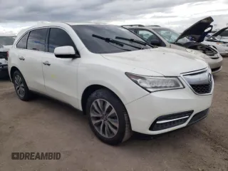 2016 Acura MDX w/Tech with VIN 5FRYD3H41GB005802, listed as a Copart auction lot 64752252 with 0 mi miles. Bid and sale history available at carsss.com. Image 1.