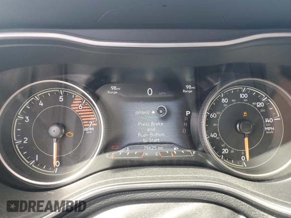 2020 Jeep Cherokee Trailhawk Elite with VIN 1C4PJMBN2LD546324, listed as a Copart auction lot 60826494 with 79,625 mi miles and Salvage title. Bid and sale history available at DreamBid. Image 9.