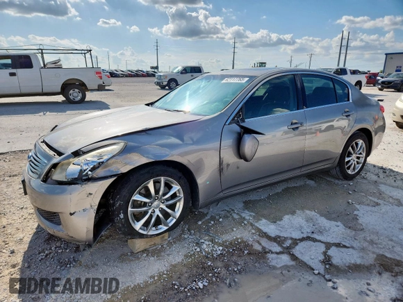 2008 Infiniti G35 Journey z VIN JNKBV61E08M211466, wystawiony jako Copart lot #62117765 z przebiegiem 176 404 mil mil oraz Szkoda całkowita • Salvage title. Historia ofert i sprzedaży dostępna na DreamBid. Obrazek 1.