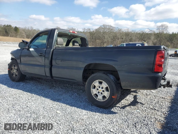 2005 Chevrolet Silverado 1500 Work Truck with VIN 1GCEC14Z95Z255227, listed as a Copart auction lot 46175915 with 144,609 mi miles and Salvage Title. Bid and sale history available at carsss.com. Image 2.