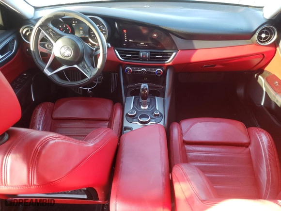 2017 Alfa Romeo Giulia Ti with VIN ZARFAECN5H7556678, listed as a Copart auction lot 48544905 with 94,800 mi miles and Salvage Title. Bid and sale history available at carsss.com. Image 8.