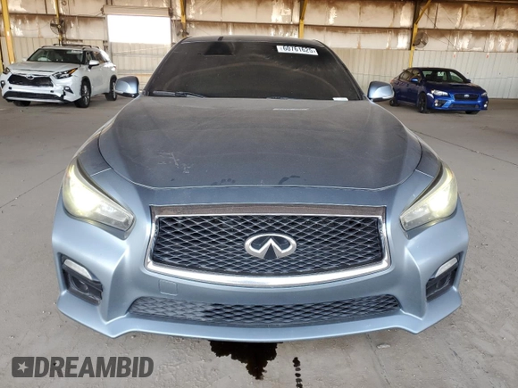 2017 Infiniti Q50 Premium with VIN JN1EV7AR0HM832300, listed as a Copart auction lot 60761625 with 186,479 mi miles and Clean title. Bid and sale history available at DreamBid. Image 5.